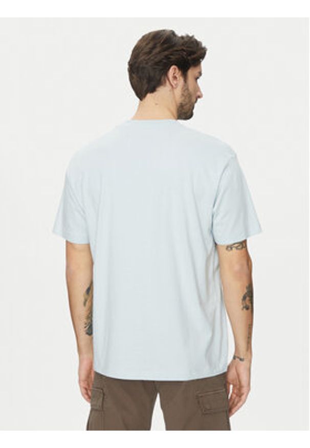 Guess Jeans T-Shirt M4YI44 K8FQ4 Niebieski Oversize. Kolor: niebieski. Materiał: bawełna