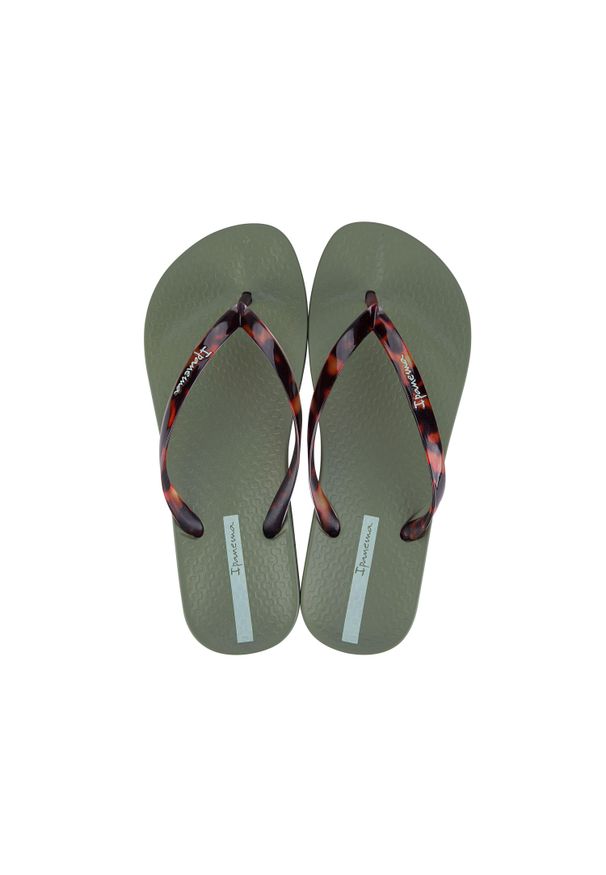 Klapki damskie Ipanema Anatomica Connect. Kolor: zielony. Styl: sportowy