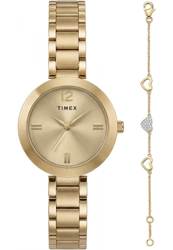 Zegarek Timex Zegarek damski Timex TWG068100 złoty. Kolor: złoty