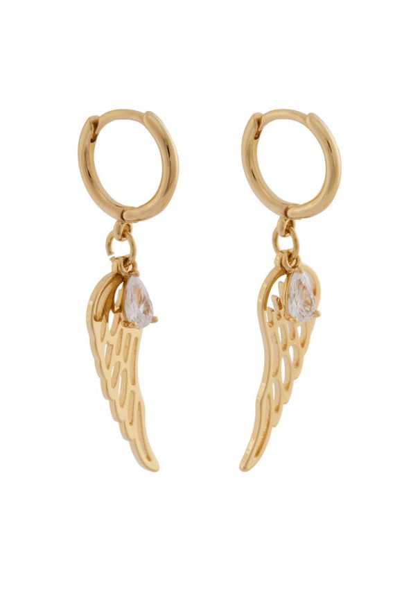 Aldo Kolczyki Angels 13994869 Złoty. Materiał: metalowe. Kolor: złoty