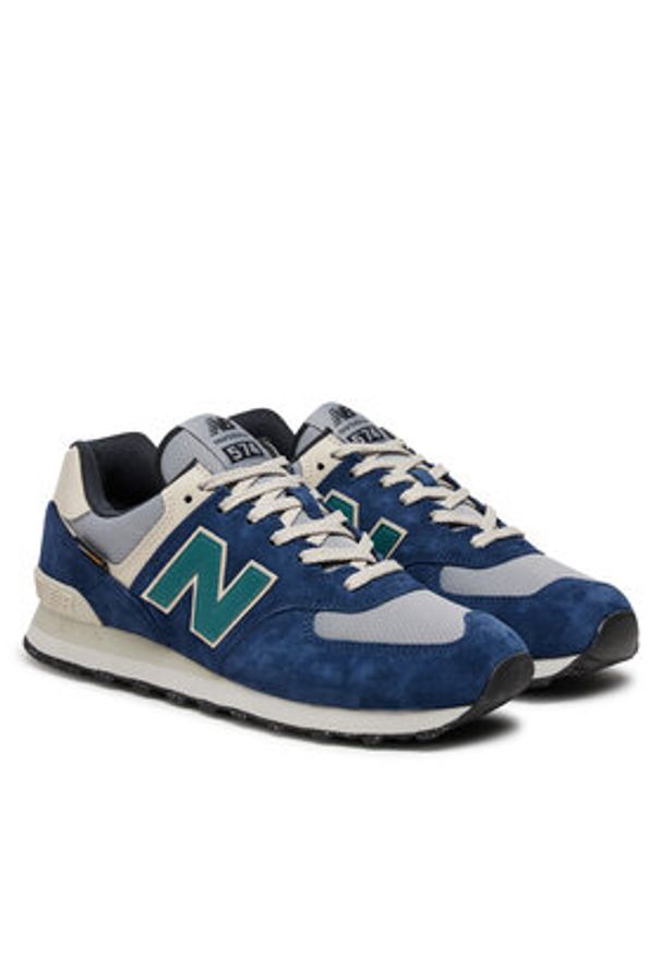 New Balance Sneakersy U574SOA Niebieski. Kolor: niebieski. Materiał: skóra. Model: New Balance 574
