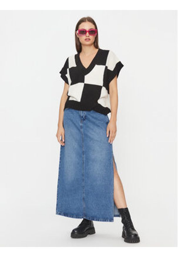 Noisy may - Noisy May Sweter Lena 27029684 Kolorowy Loose Fit. Materiał: syntetyk. Wzór: kolorowy