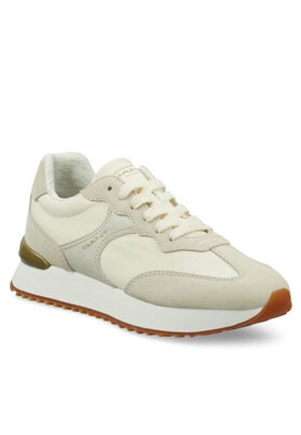 GANT - Gant Sneakersy 30533842 Beżowy. Kolor: beżowy. Materiał: zamsz, skóra