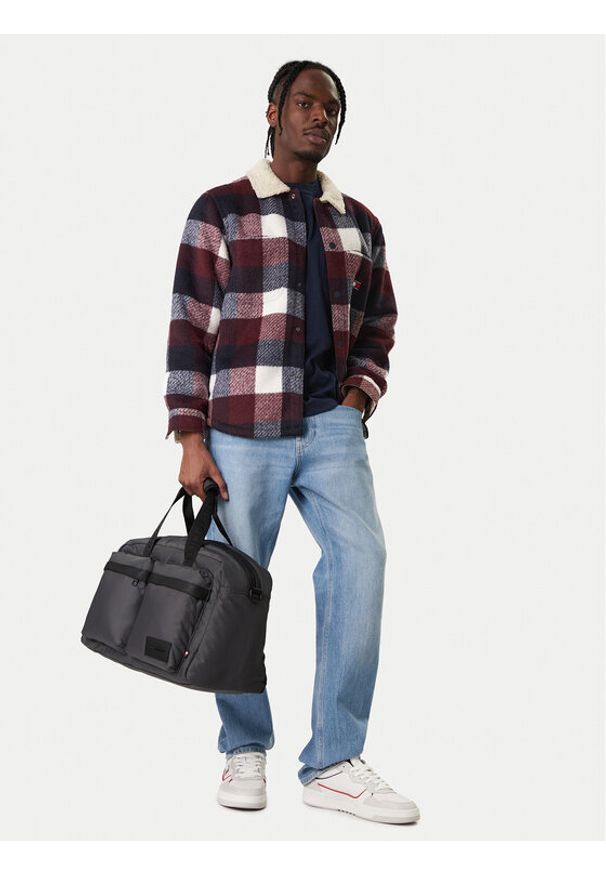 TOMMY HILFIGER - Tommy Hilfiger Torba weekendowa Th Repreve Duffle AM0AM14008 Szary. Kolor: szary. Materiał: materiał