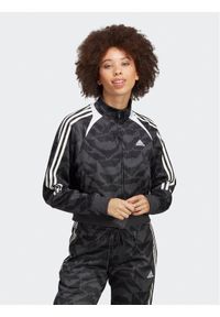 Adidas - adidas Bluza Tiro Suit Up Lifestyle Track Top IC6649 Szary Loose Fit. Kolor: szary. Materiał: syntetyk