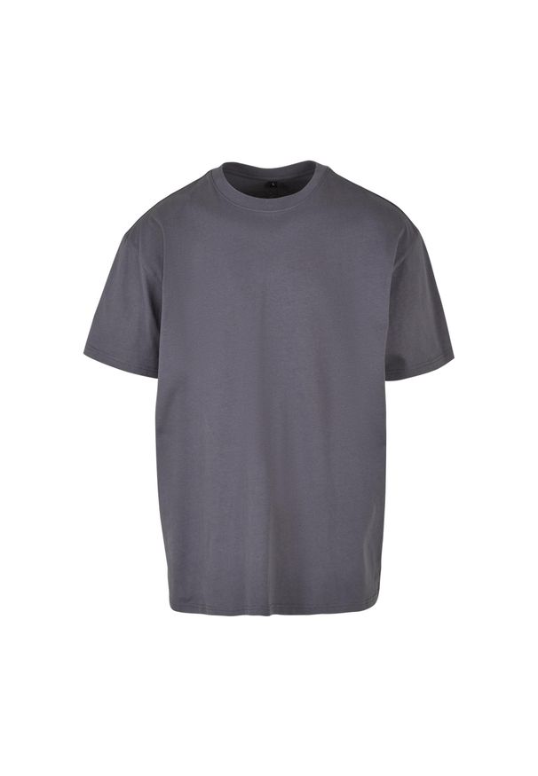 BUILD YOUR BRAND - Ponadwymiarowa Koszulka Dla Dorosłych Unisex Heavyweight. Kolor: szary