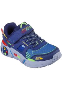 skechers - Adidasy Skechers Gametronix 2.0, Dzieci. Okazja: na uczelnię. Kolor: niebieski. Materiał: materiał. Model: Skechers Sport. Sport: joga i pilates