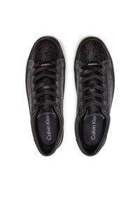 Calvin Klein Sneakersy Flatform Cup Lace Up Epi Mono HW0HW01911 Czarny. Kolor: czarny. Materiał: skóra