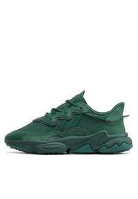 Adidas - adidas Sneakersy OZWEEGO Shoes GW2204 Zielony. Kolor: zielony. Materiał: skóra