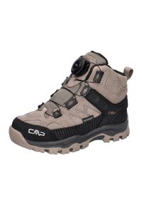 Buty trekkingowe dziecięce CMP Kiruna Mid Fitgo Fleece Wp. Kolor: beżowy. Sport: turystyka piesza