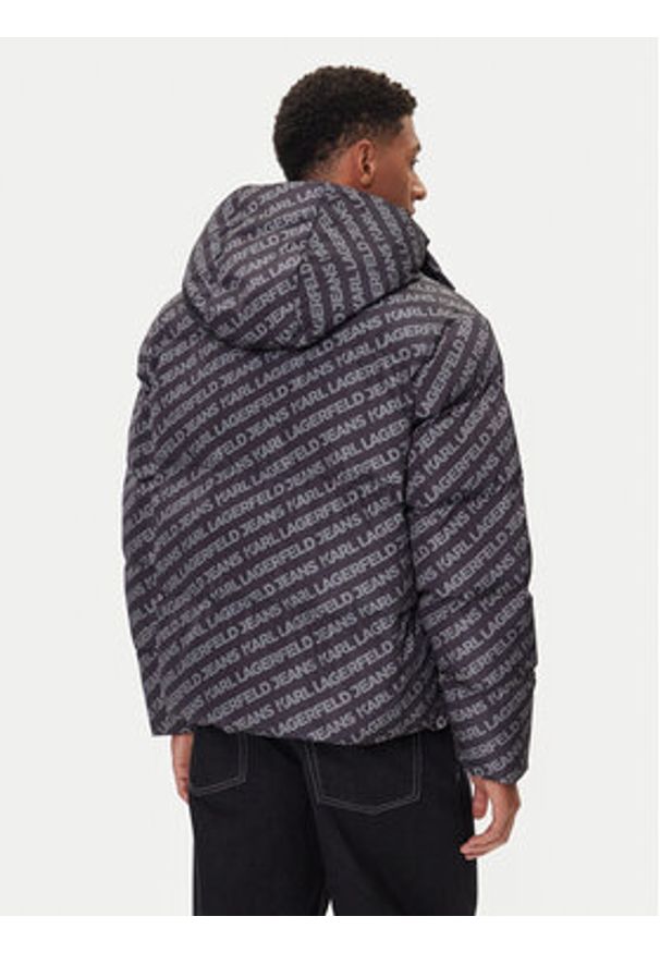 Karl Lagerfeld Jeans Kurtka zimowa A4M15062 Czarny Regular Fit. Kolor: czarny. Materiał: syntetyk. Sezon: zima