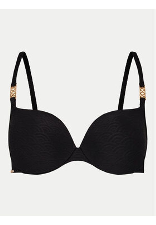 SELMARK - Selmark Góra od bikini BK017 Czarny. Kolor: czarny. Materiał: syntetyk