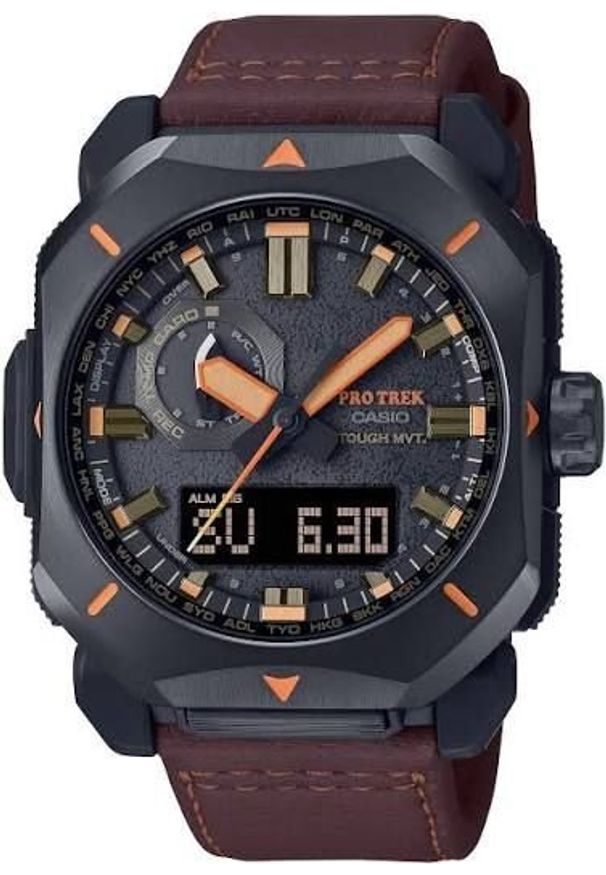 Zegarek sportowy Casio Zegarek Męski Casio Pro Trek Solar Bluetooth (PRW-6900YL-5). Styl: sportowy