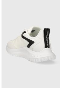 Calvin Klein Jeans sneakersy EVA RUNNER LACEUP MESH WN kolor biały YW0YW01215. Nosek buta: okrągły. Zapięcie: sznurówki. Kolor: biały. Materiał: mesh #4