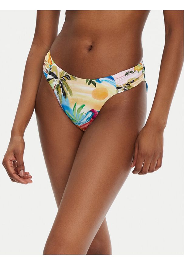 Seafolly Dół od bikini South Pacific 40726-211 Kolorowy. Materiał: syntetyk. Wzór: kolorowy