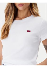 Levi's® Komplet t-shirtów Essential 004AO-0002 Biały Slim Fit. Kolor: biały. Materiał: bawełna #3