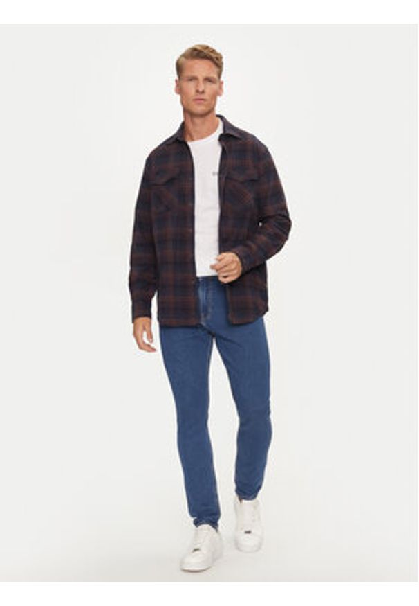 Guess Jeans Jeansy M4YA0F D5DM2 Granatowy Skinny Fit. Kolor: niebieski