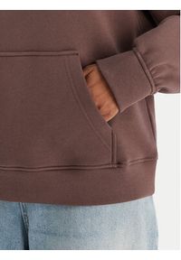 Tommy Jeans Bluza Badge DW0DW19414 Brązowy Boxy Fit. Kolor: brązowy. Materiał: bawełna #3