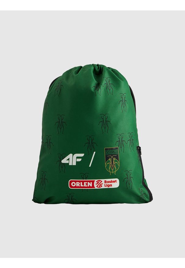 4f - 4F Plecak-worek 4F x Miasto Szkła Krosno 2025/26 - zielony Uniwersalny. Kolor: zielony. Wzór: nadruk. Styl: casual