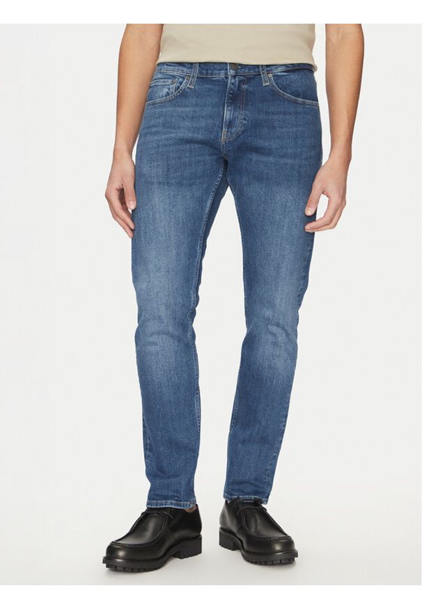 Calvin Klein Jeansy K10K114061 Niebieski Slim Fit. Kolor: niebieski