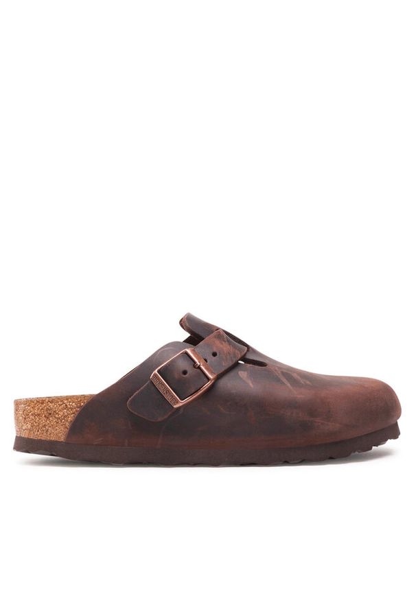 Klapki Birkenstock. Kolor: brązowy