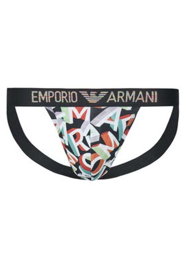Emporio Armani Underwear Komplet 2 par slipów Jock Strap EM000257 AF10798 MC104 Kolorowy. Materiał: bawełna. Wzór: kolorowy