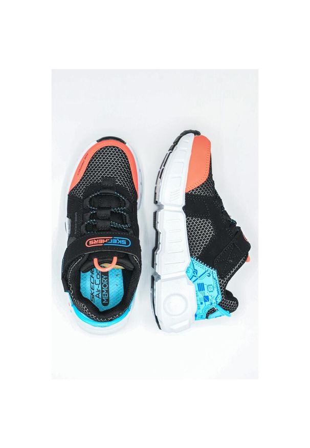 skechers - Buty do chodzenia dla dzieci Skechers Gametronix. Zapięcie: rzepy. Kolor: biały, czarny, wielokolorowy. Materiał: guma, syntetyk, tkanina, materiał. Szerokość cholewki: normalna. Sport: turystyka piesza