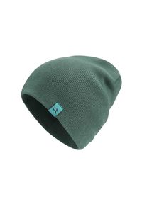 Czapka dzianinowa podwijana Rab Adzuki Beanie. Kolor: zielony. Materiał: dzianina
