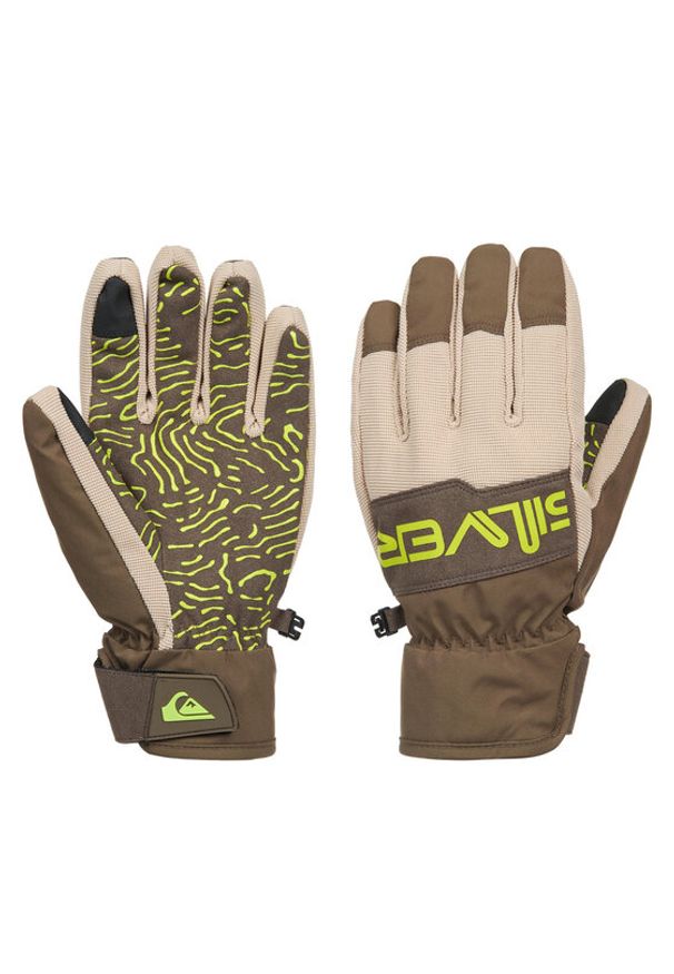 Quiksilver Rękawice narciarskie Method EQYHN03204 Kolorowy. Materiał: poliester. Wzór: kolorowy. Sport: narciarstwo