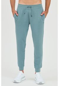 Guess - GUESS Patynowe męskie spodnie dresowe, Rozmiar XL. Kolor: zielony. Materiał: dresówka #1
