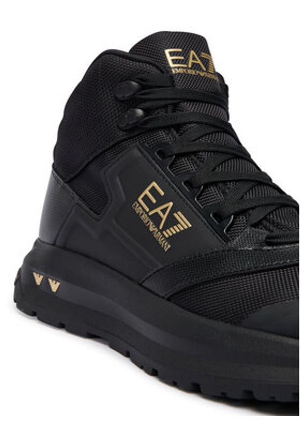 EA7 Emporio Armani Sneakersy 7X000340 AF18615 MC139 Czarny. Kolor: czarny. Materiał: materiał