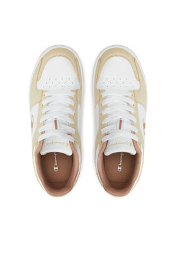 Champion Sneakersy RD18 2.0 LOW S11470-YS085 Beżowy. Kolor: beżowy. Materiał: skóra