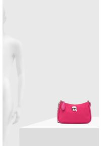 Karl Lagerfeld torebka kolor różowy. Kolor: różowy #3