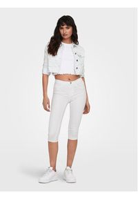 only - ONLY Kurtka jeansowa Wonder 15256098 Biały Regular Fit. Kolor: biały. Materiał: bawełna #3