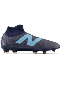 Buty piłkarskie męskie New Balance Tekela V4+. Zapięcie: bez zapięcia. Kolor: niebieski. Materiał: syntetyk, materiał, tkanina. Szerokość cholewki: normalna. Sport: piłka nożna #1