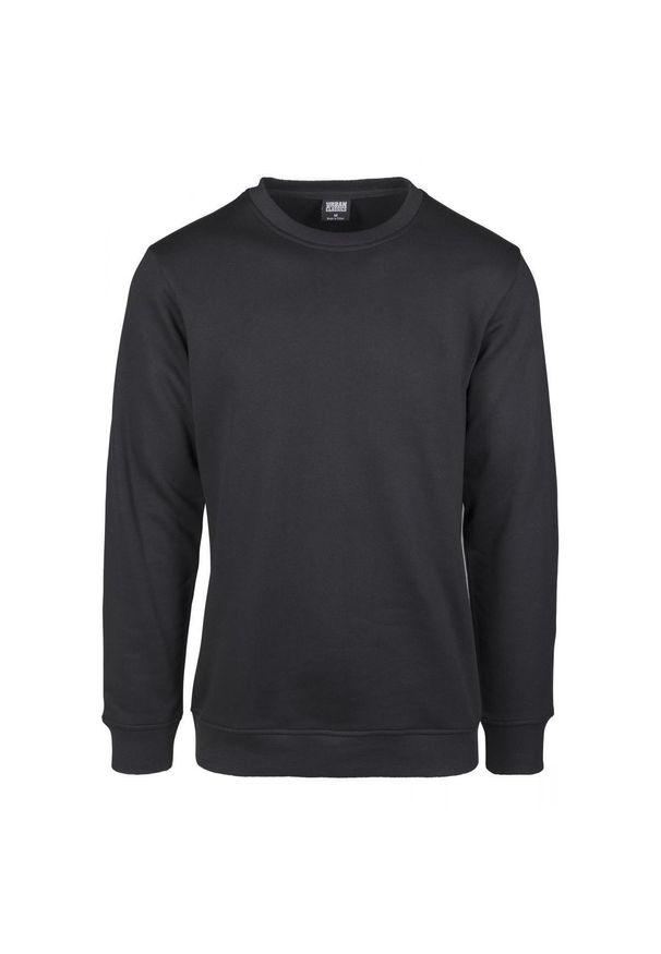 Urban Classics - Koszulka duże rozmiary Urban Classic basic terry crew. Kolor: czarny