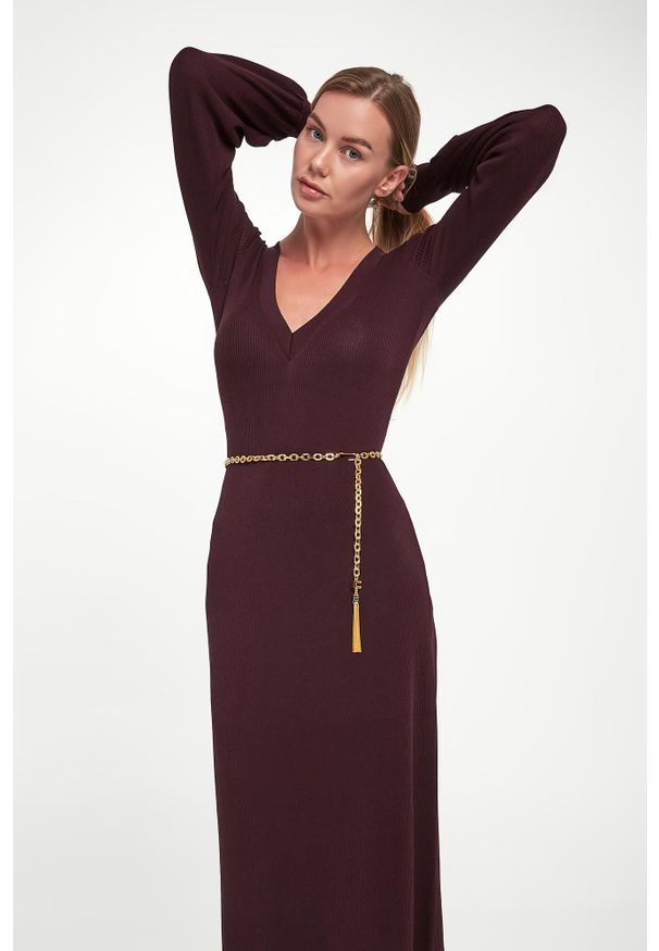 Elisabetta Franchi - Sukienka z jedwabiem ELISABETTA FRANCHI. Materiał: jedwab