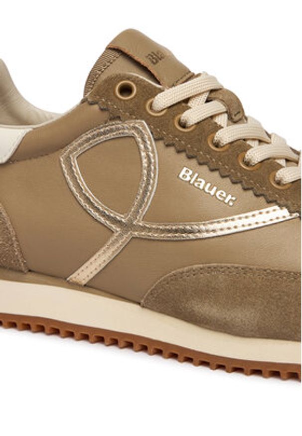 Blauer Sneakersy S6LORAIN01 Beżowy. Kolor: beżowy. Materiał: skóra