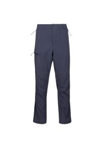 TRESPASS - Legginsy Damskie Szeroka Ellen. Kolor: niebieski. Sport: turystyka piesza