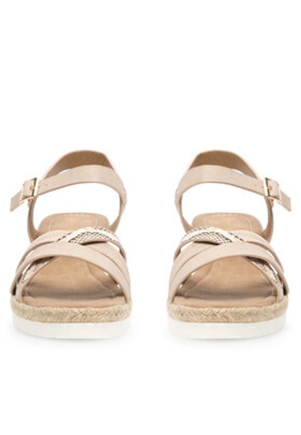 Clara Barson Espadryle WYL0510-04 Beżowy. Kolor: beżowy. Materiał: syntetyk