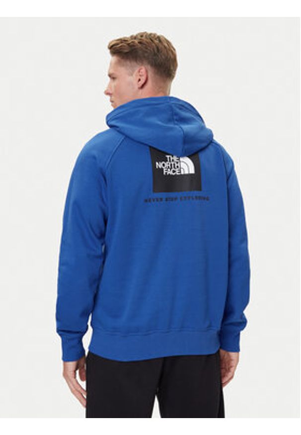 The North Face Bluza Redbox NF0A89F9 Niebieski Regular Fit. Kolor: niebieski. Materiał: bawełna