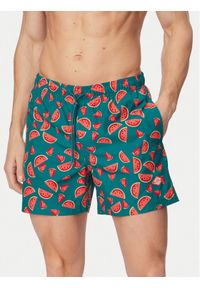 Jack & Jones Szorty kąpielowe Maui Vibes 12291426 Niebieski Regular Fit. Kolor: niebieski. Materiał: syntetyk #1