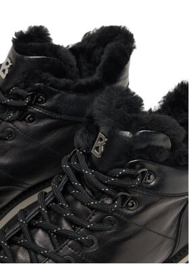 Bogner Trapery Courchevel 33 12544343 Czarny. Kolor: czarny. Materiał: skóra