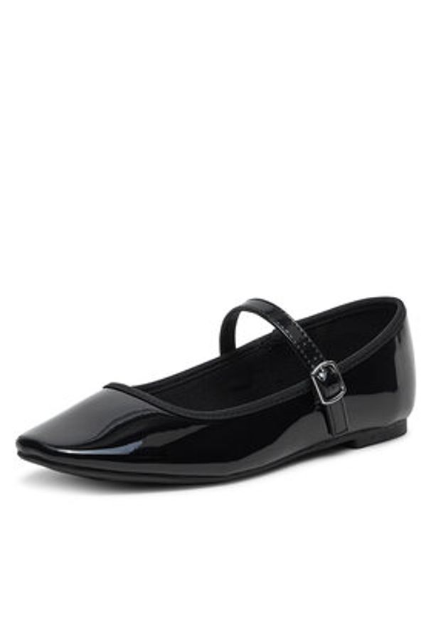 DeeZee Półbuty 23038T51 Czarny. Kolor: czarny. Materiał: skóra