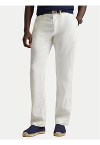 Polo Ralph Lauren Spodnie materiałowe 710A13235004 Biały Classic Fit. Kolor: biały. Materiał: bawełna #1