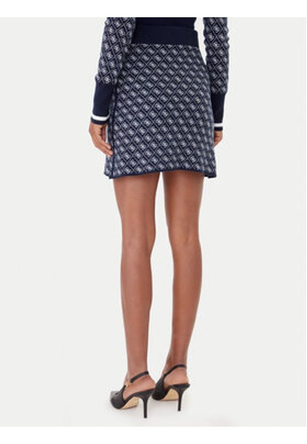 Guess Spódnica ołówkowa W5BD81 Z3JD2 Granatowy Slim Fit. Kolor: niebieski. Materiał: syntetyk