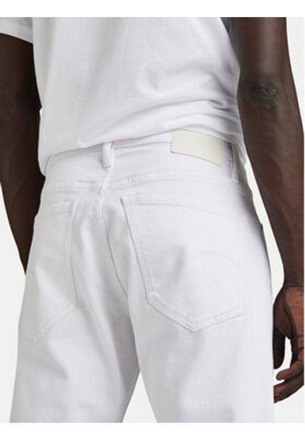 G-Star RAW - G-Star Raw Jeansy Mose D23692-D552 Biały Straight Fit. Kolor: biały