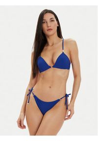 Calvin Klein Swimwear Góra od bikini KW0KW02382 Granatowy. Kolor: niebieski. Materiał: syntetyk