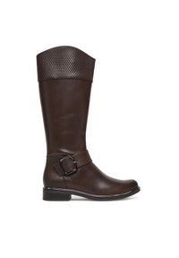Oficerki Caprice. Kolor: brązowy #1