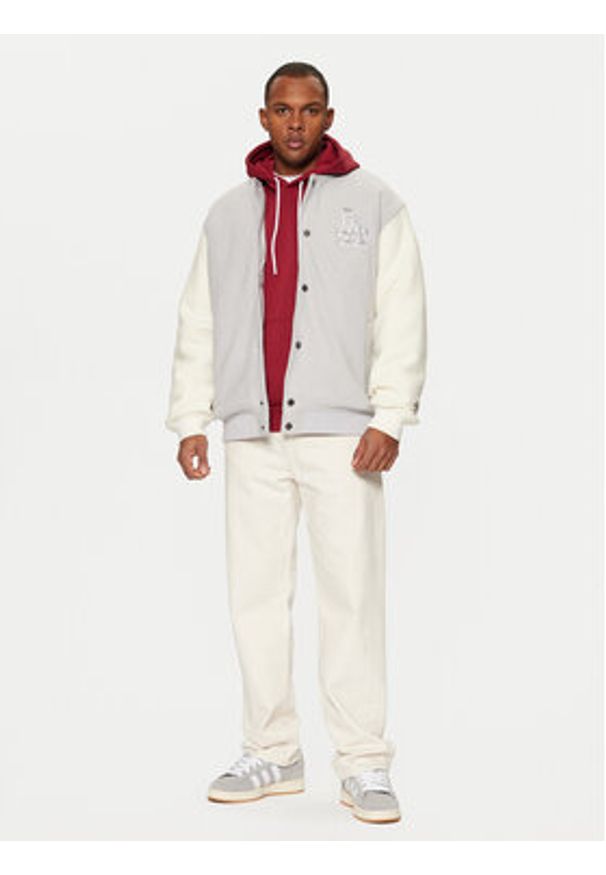 Champion Kurtka bomber 220358 Szary Regular Fit. Kolor: szary. Materiał: wiskoza